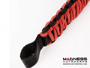 Jeep Wrangler JK Para Cord Seat Mount Grab Handle - Red